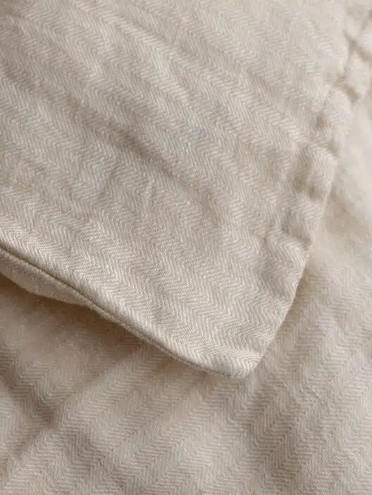 Oona pillowcase linen-cotton Sand Chevrons