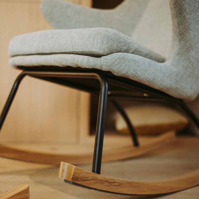 Quax Fauteuil à bascule De Luxe - Sand Grey