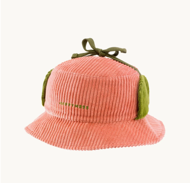 Cappello da pescatore in velluto a coste Happy Mess