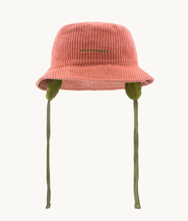 Cappello da pescatore in velluto a coste Happy Mess