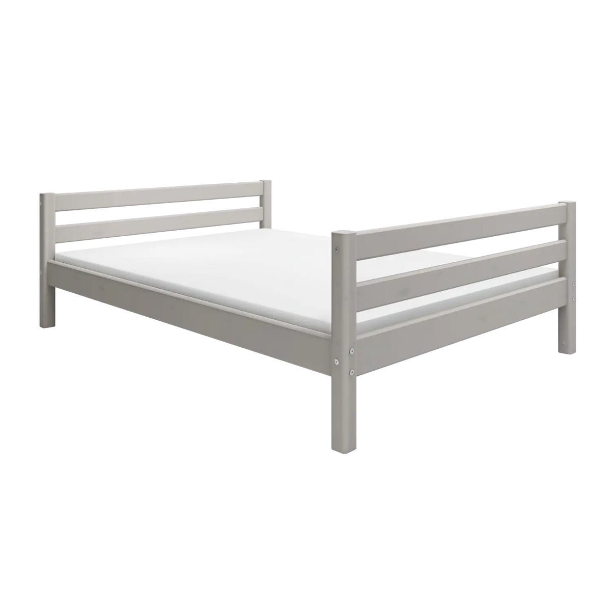 Flexa Classic Einzelbett 140 x 200 cm Grey washed