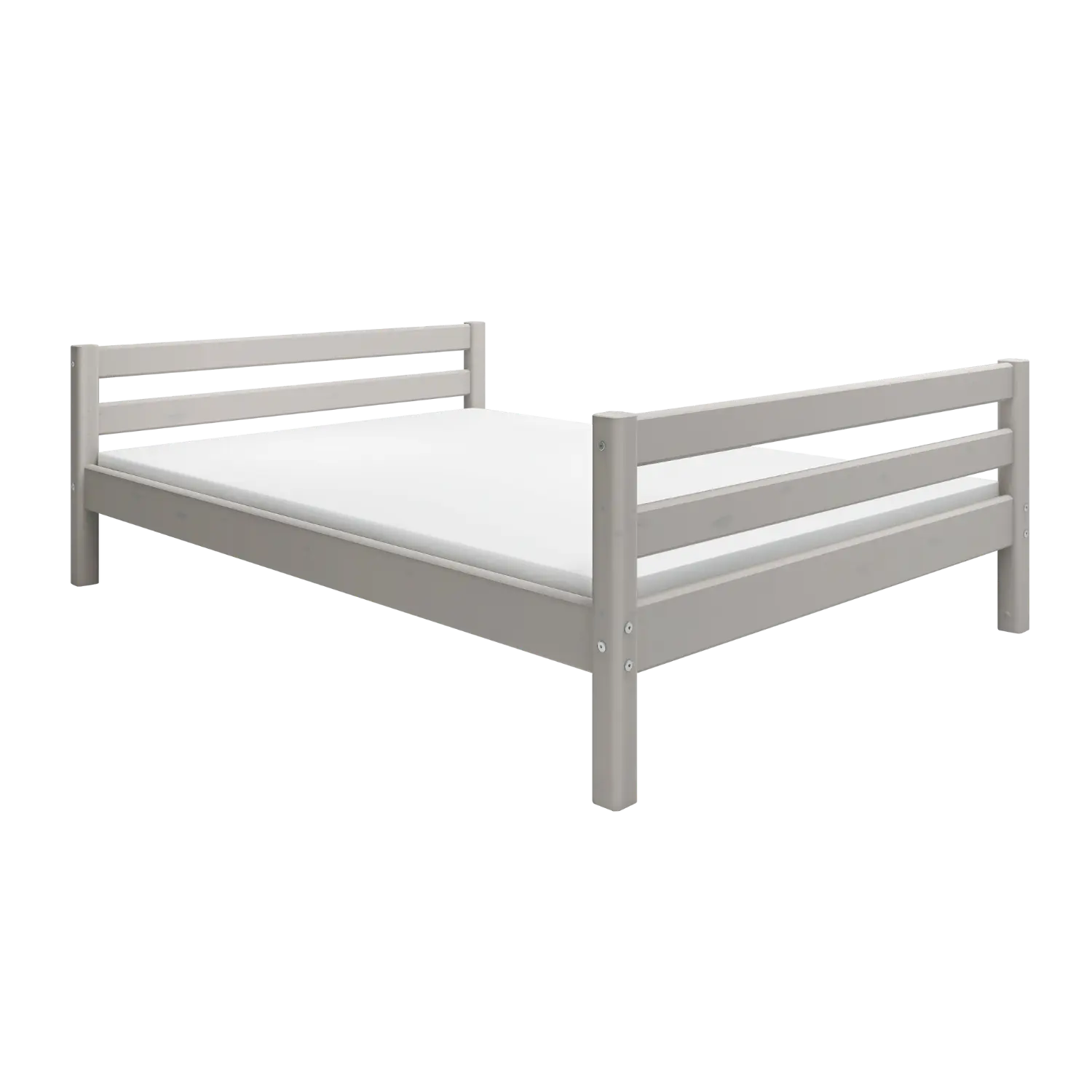 Flexa Classic Einzelbett 140 x 200 cm Grey washed