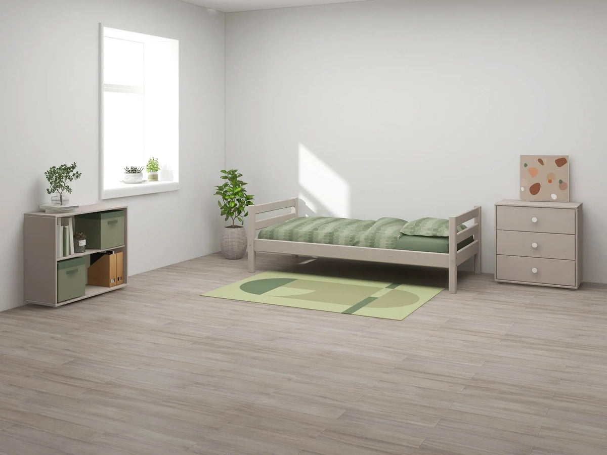 Flexa Classic Einzelbett 90 x 200 cm Grey washed