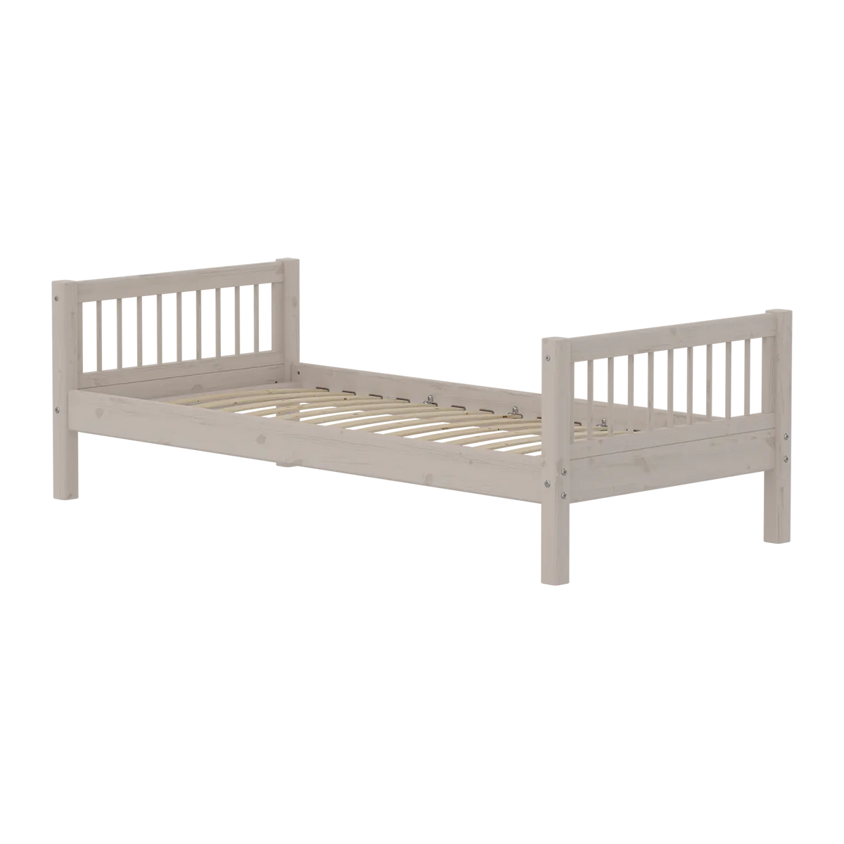 Flexa Classic Einzelbett 90 x 200 cm Grey washed