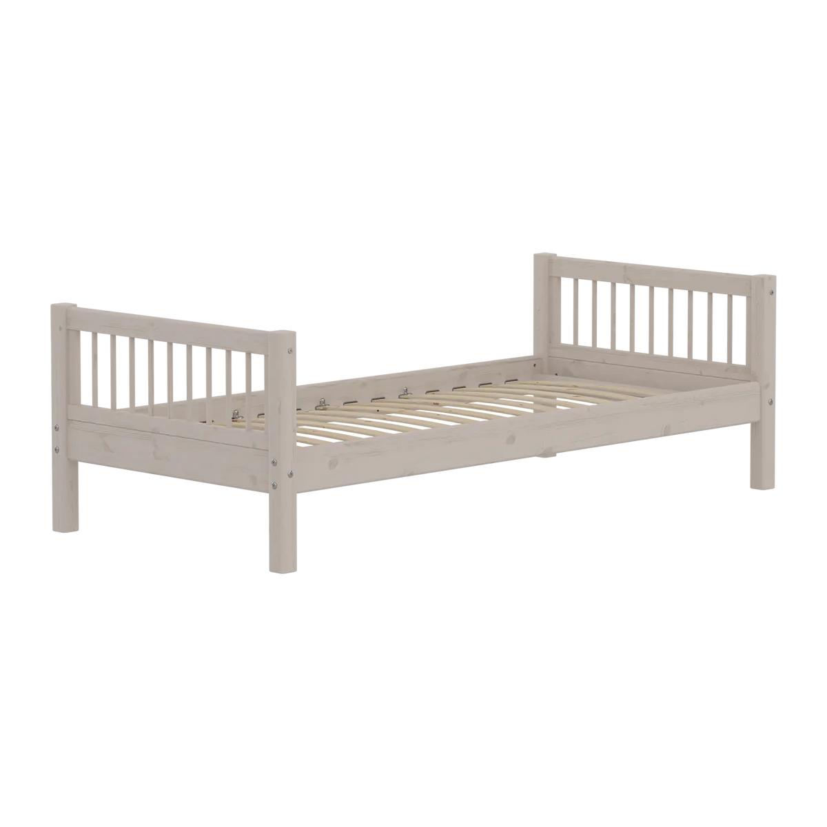 Flexa Classic Einzelbett 90 x 200 cm Grey washed