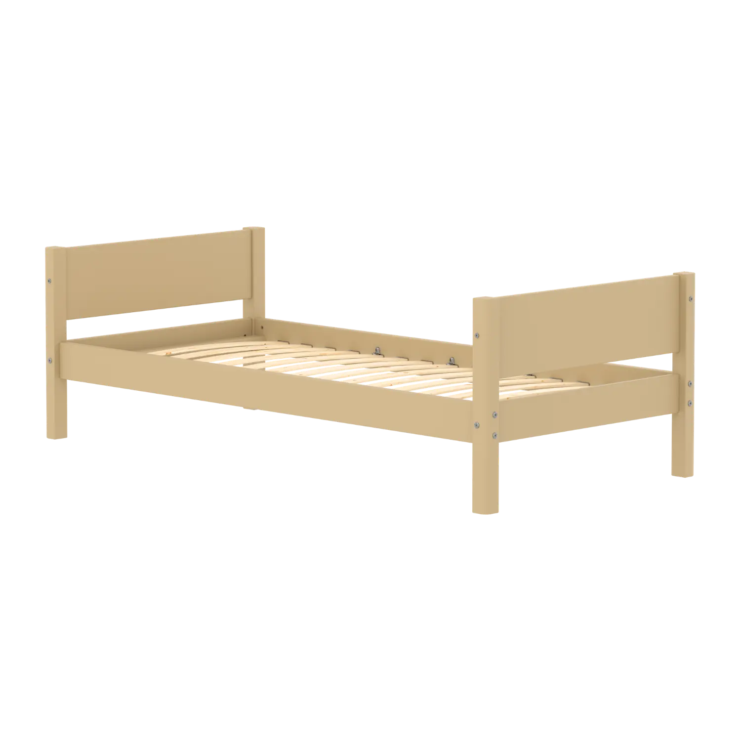 Flexa White Single bed 90 x 200 cm True