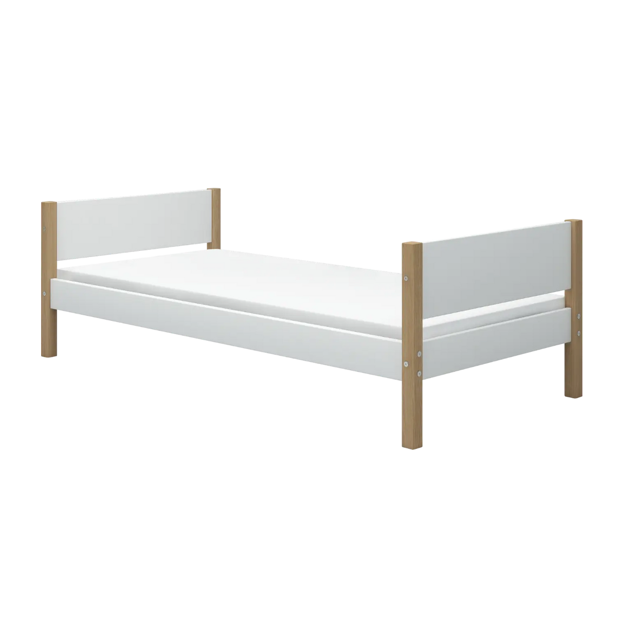 Flexa Nor Einzelbett 90 x 200 cm Eiche