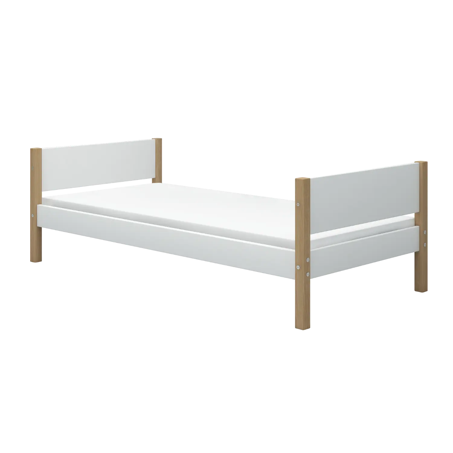 Flexa Nor Einzelbett 90 x 200 cm Eiche