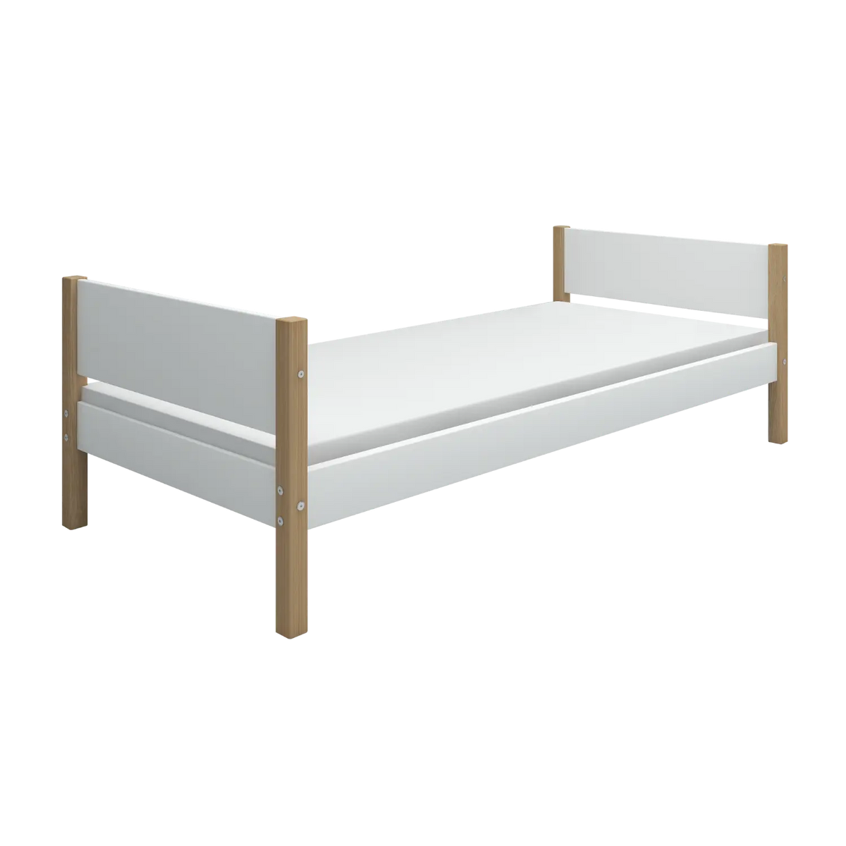 Flexa Nor Einzelbett 90 x 200 cm Eiche