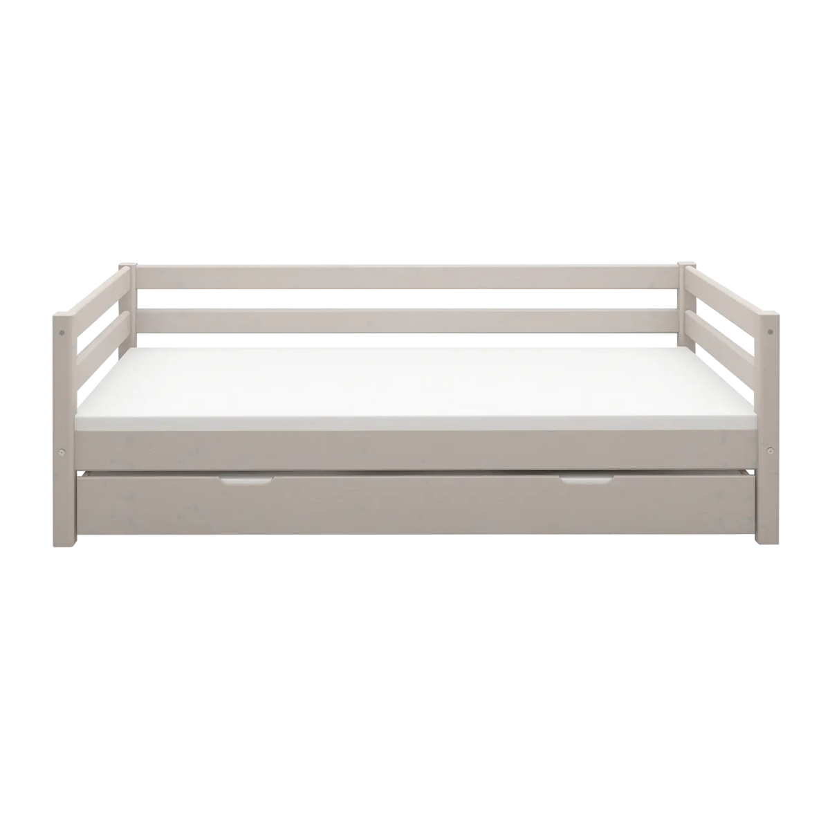 Flexa Classic Einzelbett mit Ausziehbett 90 x 200 cm Grey washed