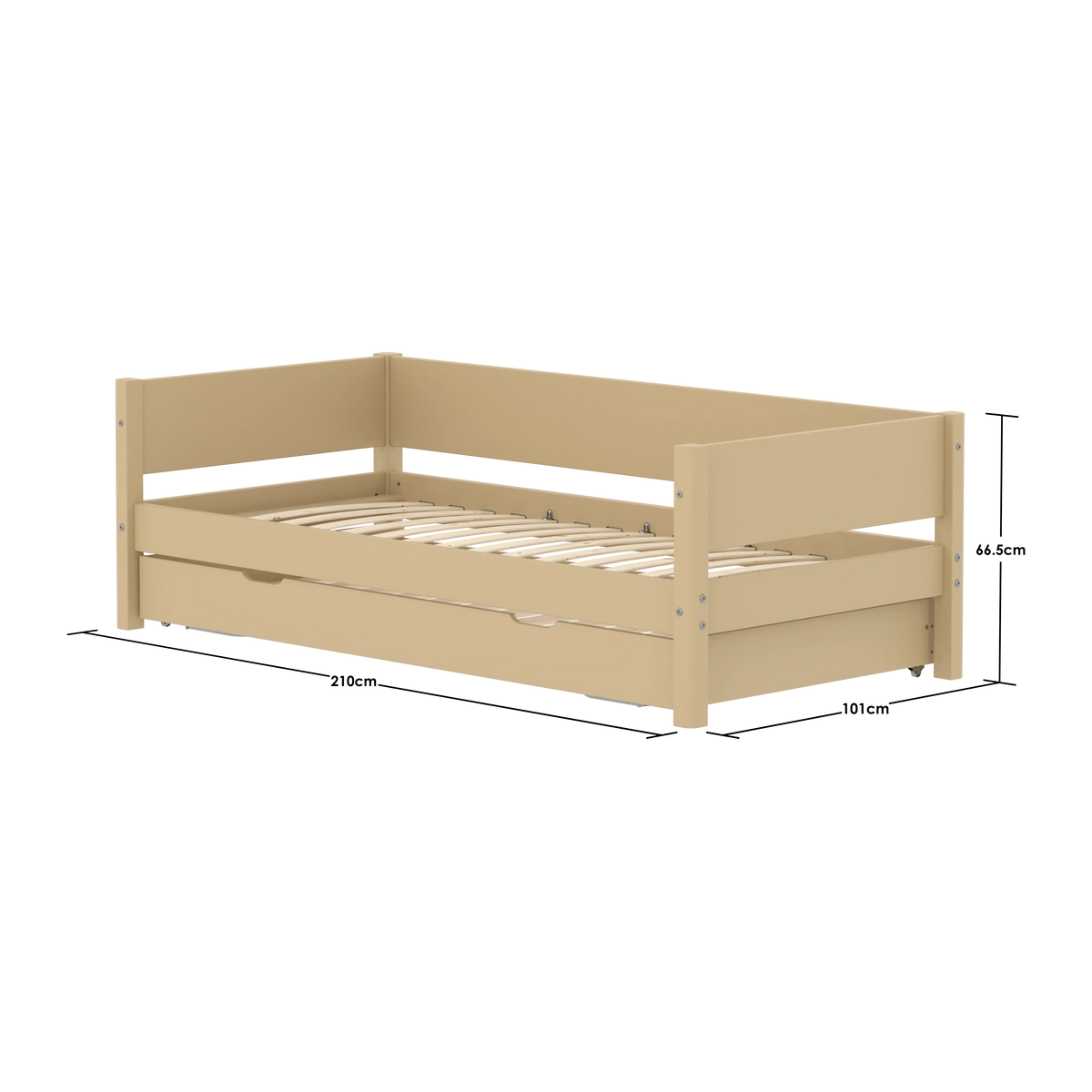 Flexa White Daybed 90 x 200 cm True