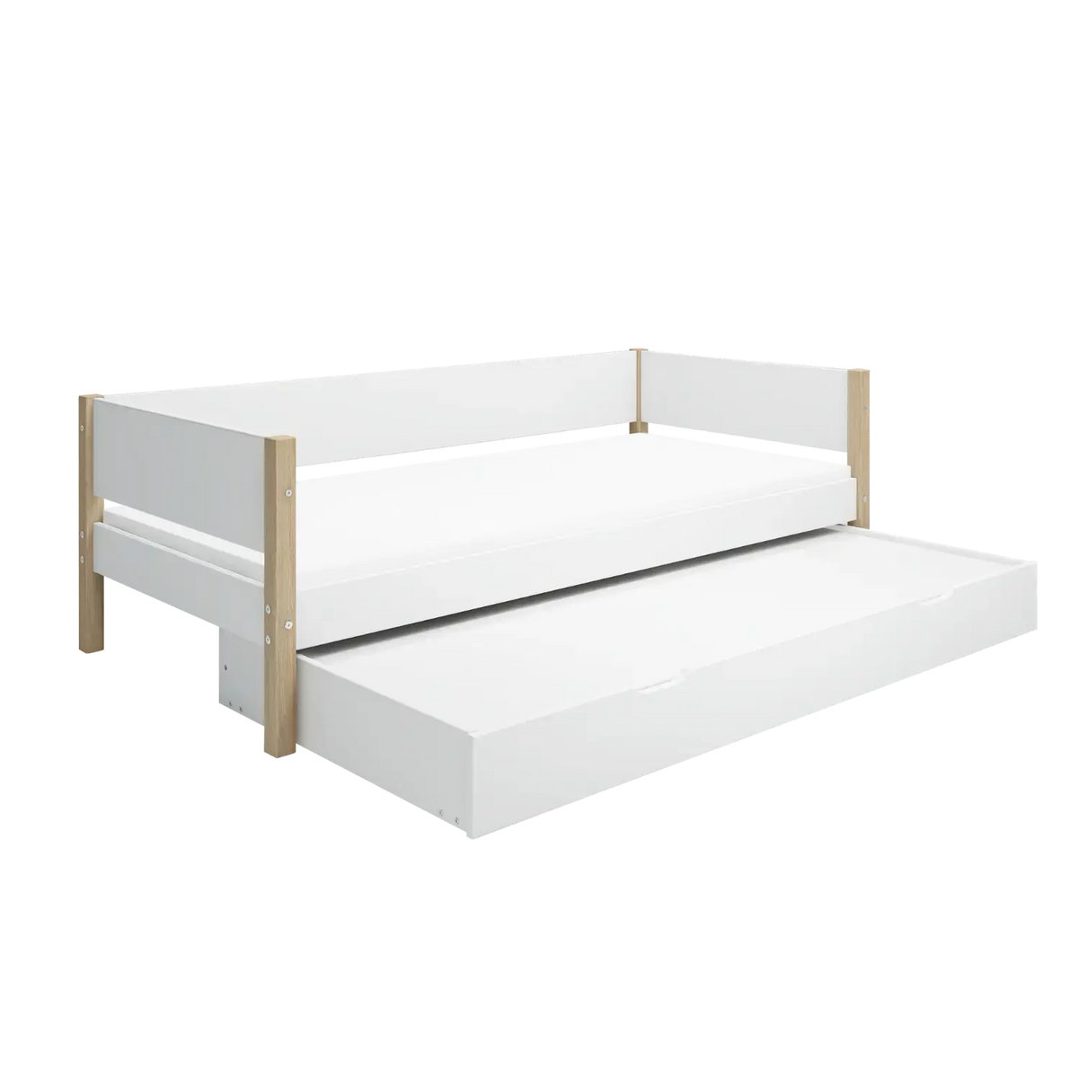 Flexa Nor Einzelbett mit Ausziehbett 90 x 200 cm Eiche