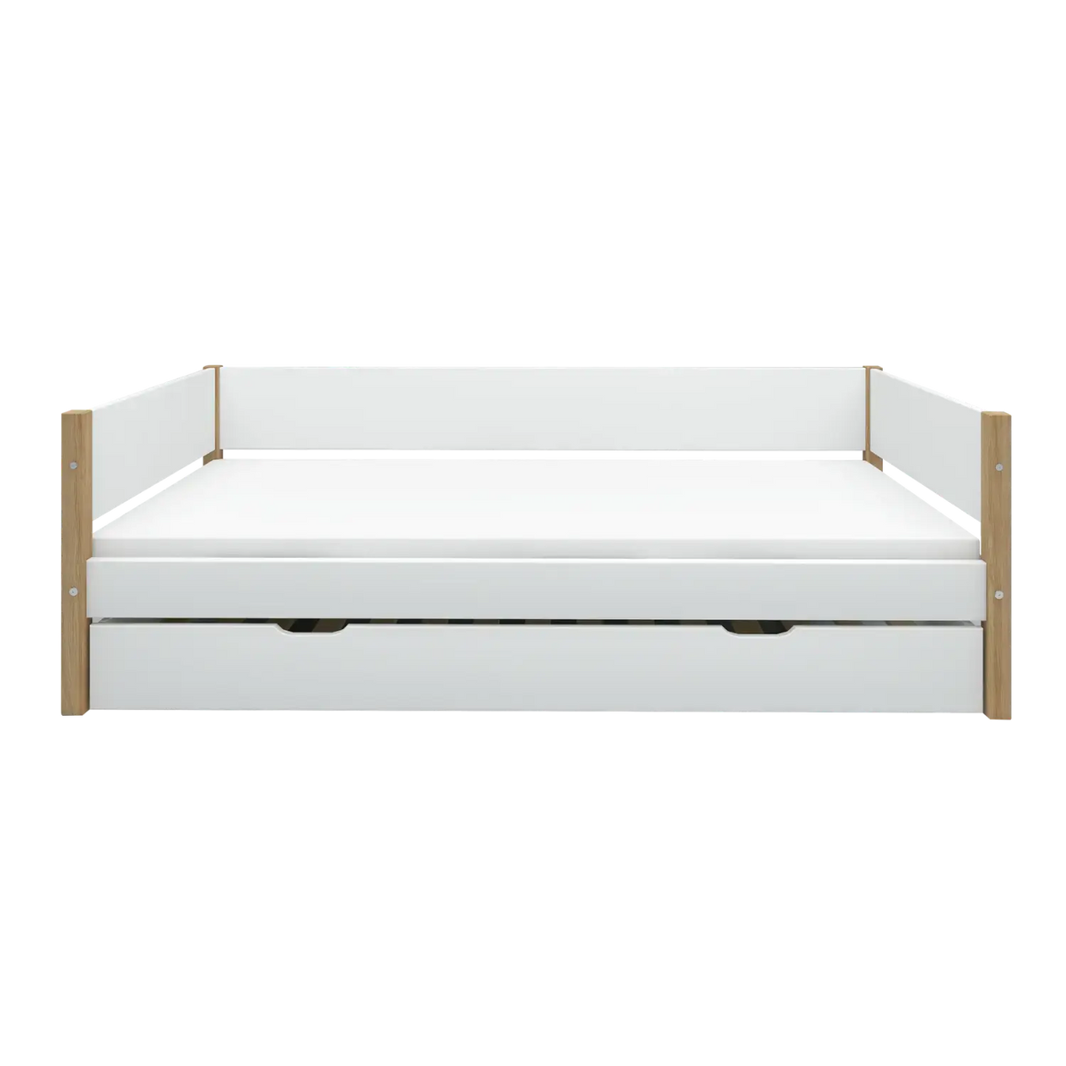 Flexa Nor Einzelbett mit Ausziehbett 90 x 200 cm Eiche