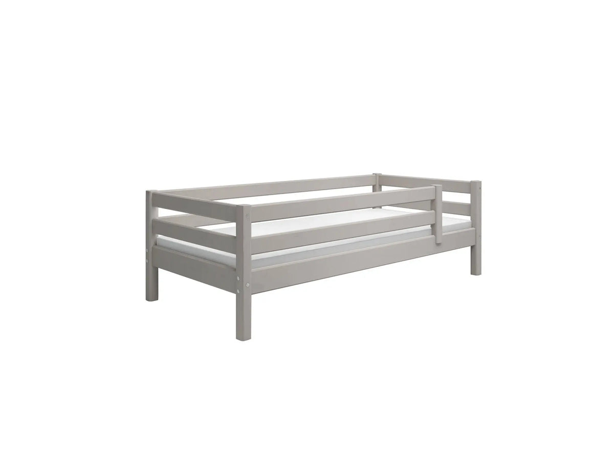 Flexa Classic Einzelbett mit Absturzsicherung 90 x 200 cm Grey washed