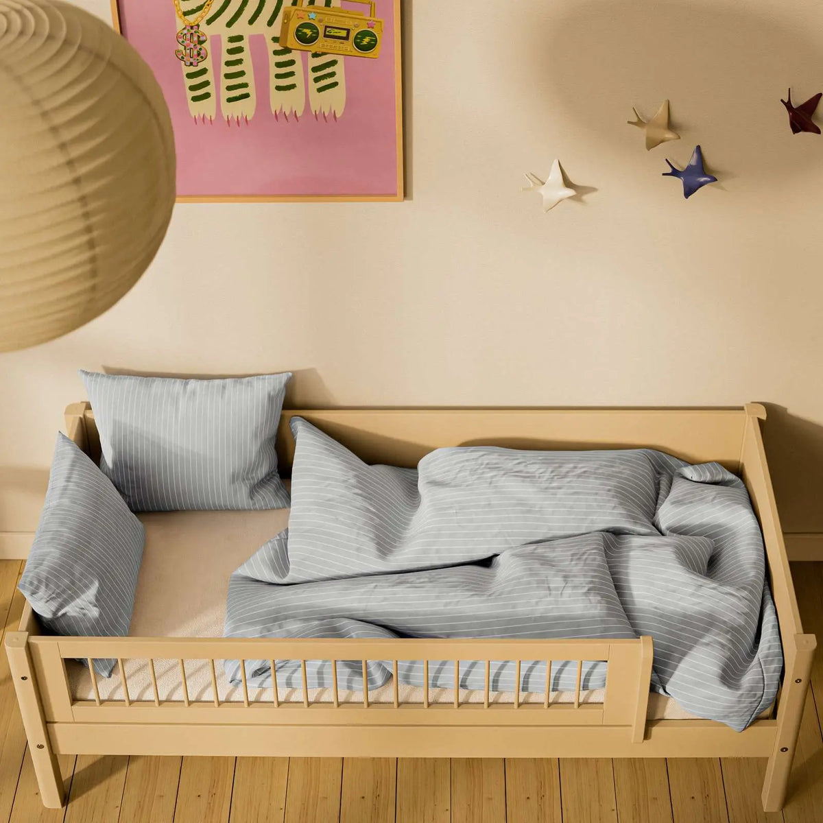 Flexa White Daybed with safety rail 90 x 200 cm True