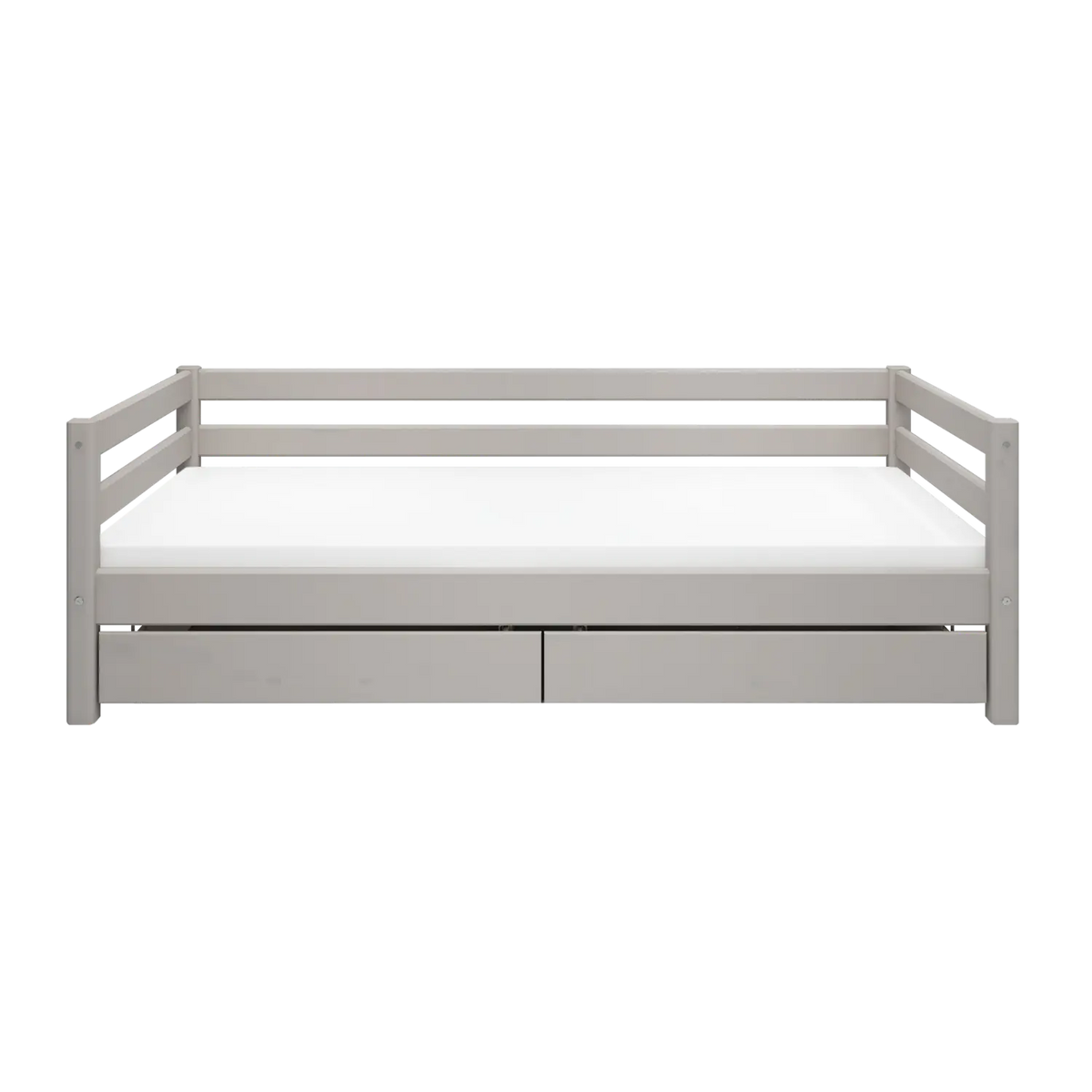 Flexa Classic Einzelbett mit 2 Schubladen 90 x 200 cm Grey washed