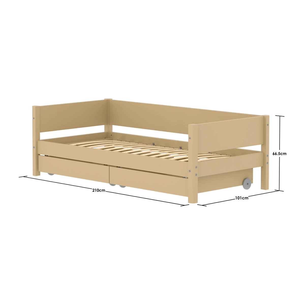 Flexa White Daybed 90 x 200 cm True