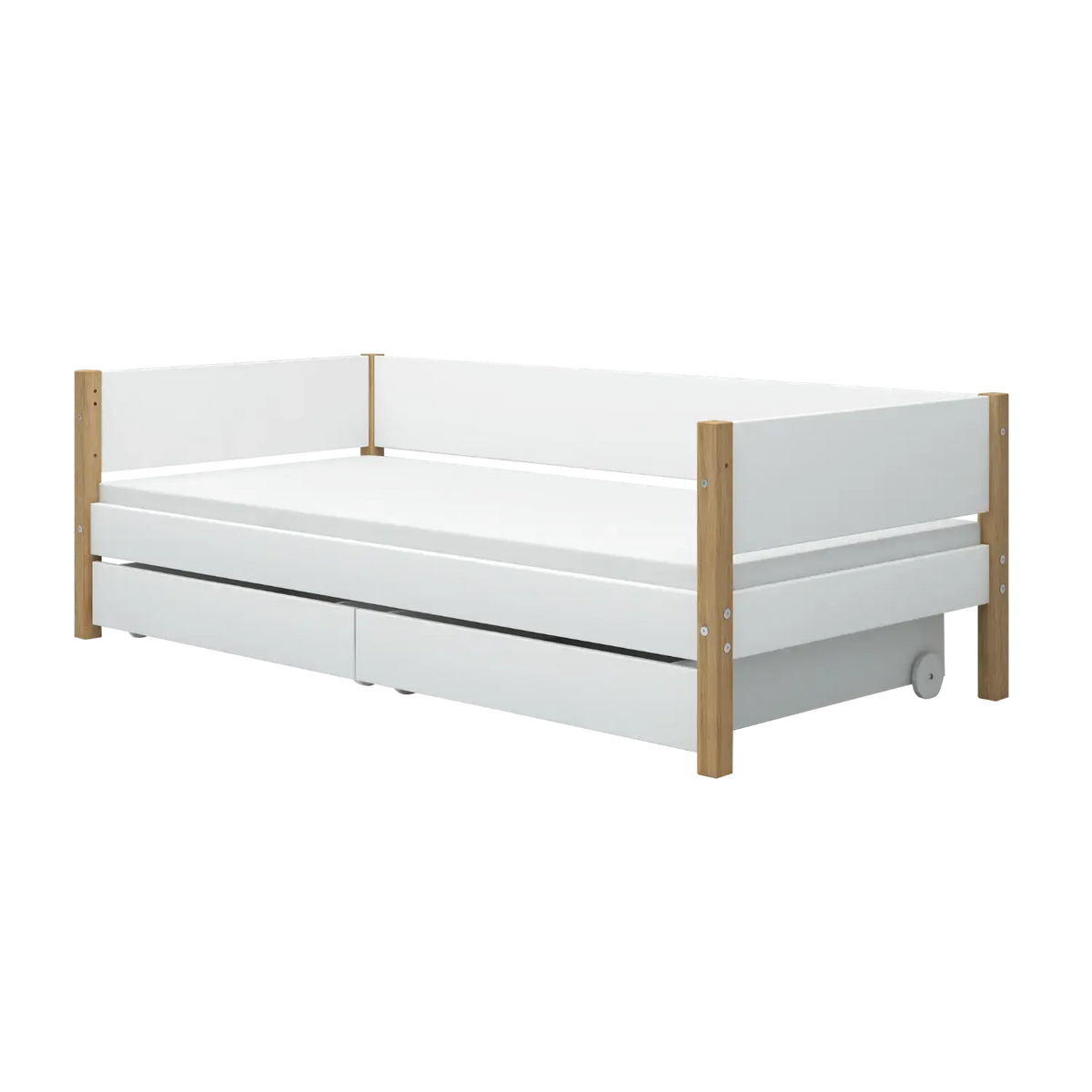 Flexa Nor Einzelbett 90 x 200 cm Eiche