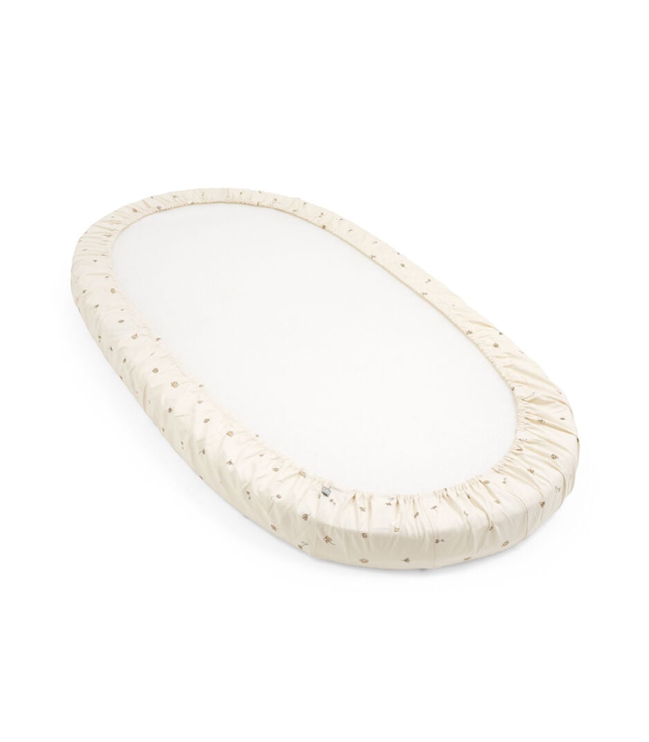 Stokke Drap-housse pour lit Stokke® Sleepi™, Flower Ecru