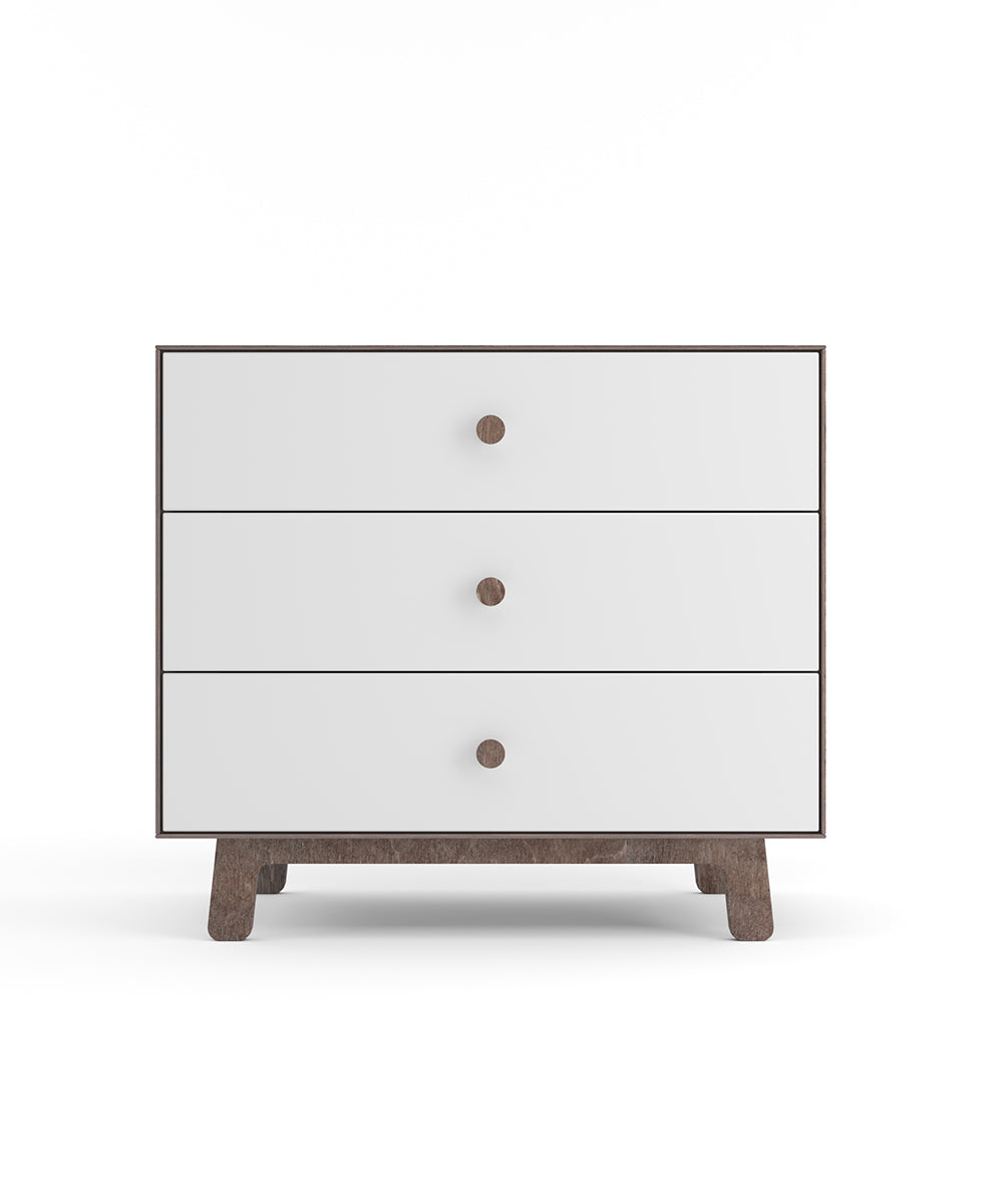 Oeuf NYC Sparrow Kommode mit 3 Schubladen, Walnuss