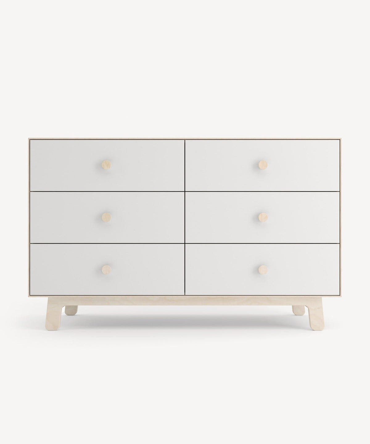 Oeuf NYC Sparrow Kommode mit 6 Schubladen, Weiss