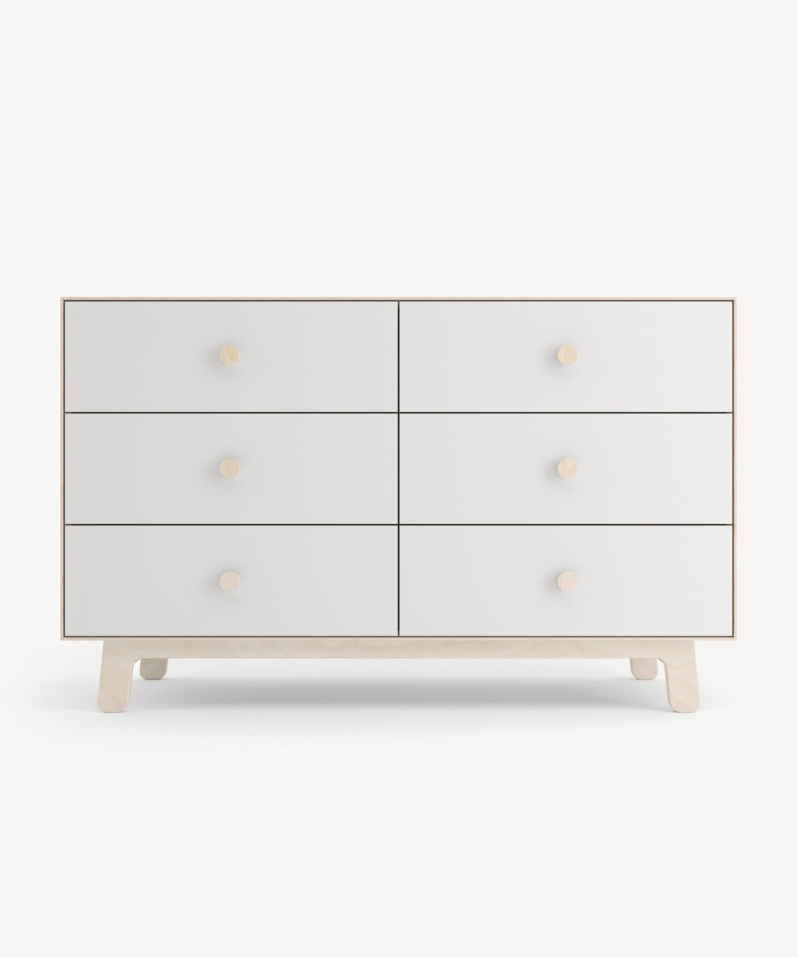 Oeuf NYC Sparrow Kommode mit 6 Schubladen, Birke