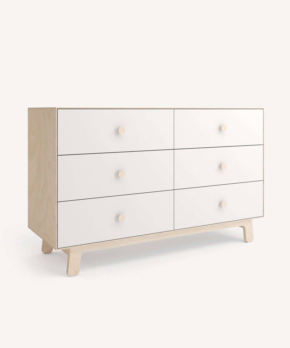 Oeuf NYC Sparrow Kommode mit 6 Schubladen, Walnuss