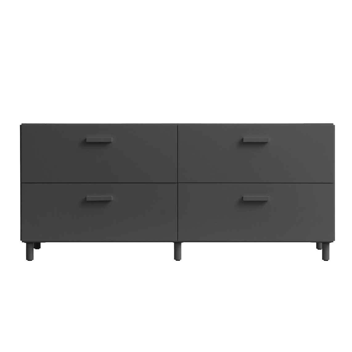 String Furniture Relief Commode basse, Gris