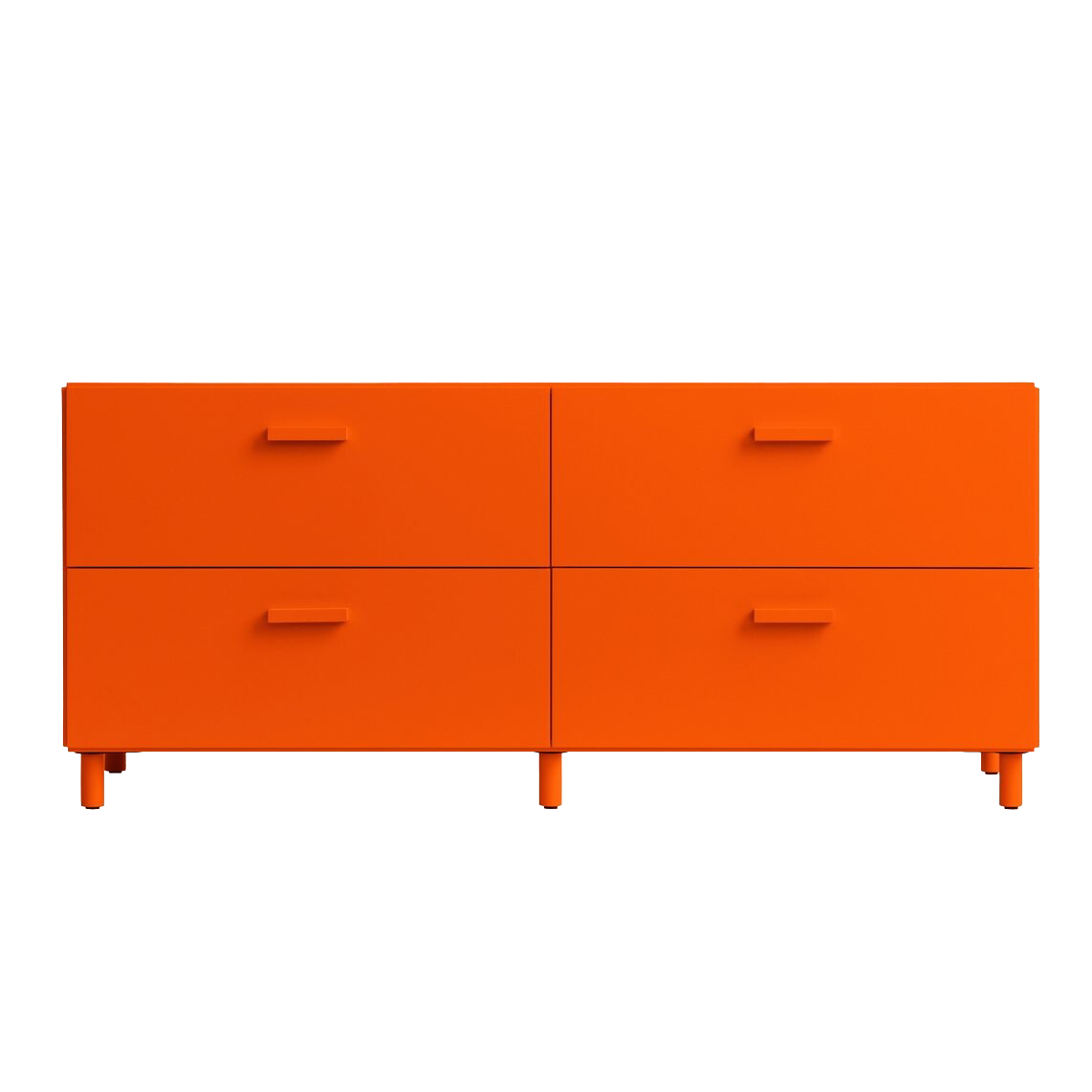String Furniture Relief Commode basse, orange
