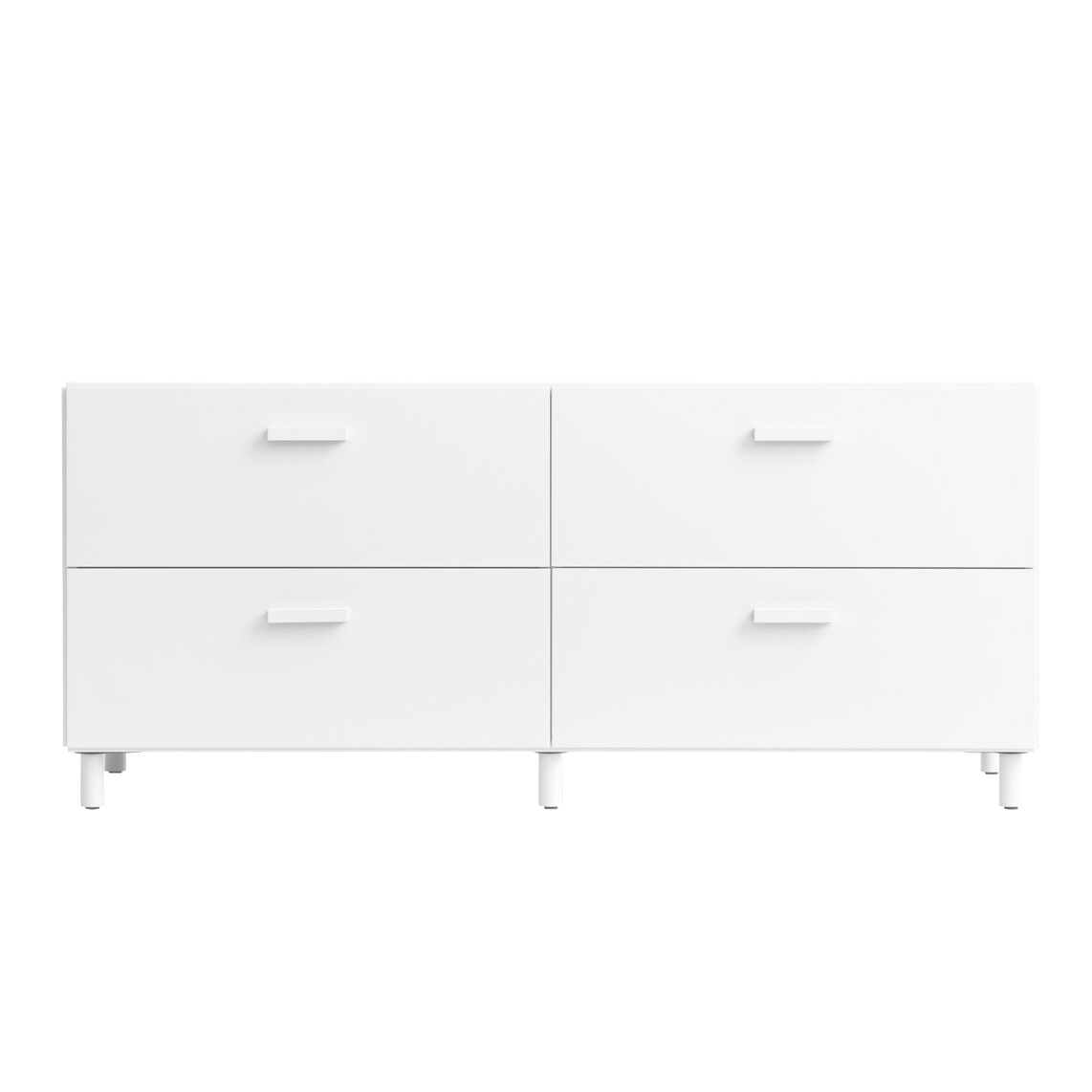 String Furniture Relief Commode basse, Blanc