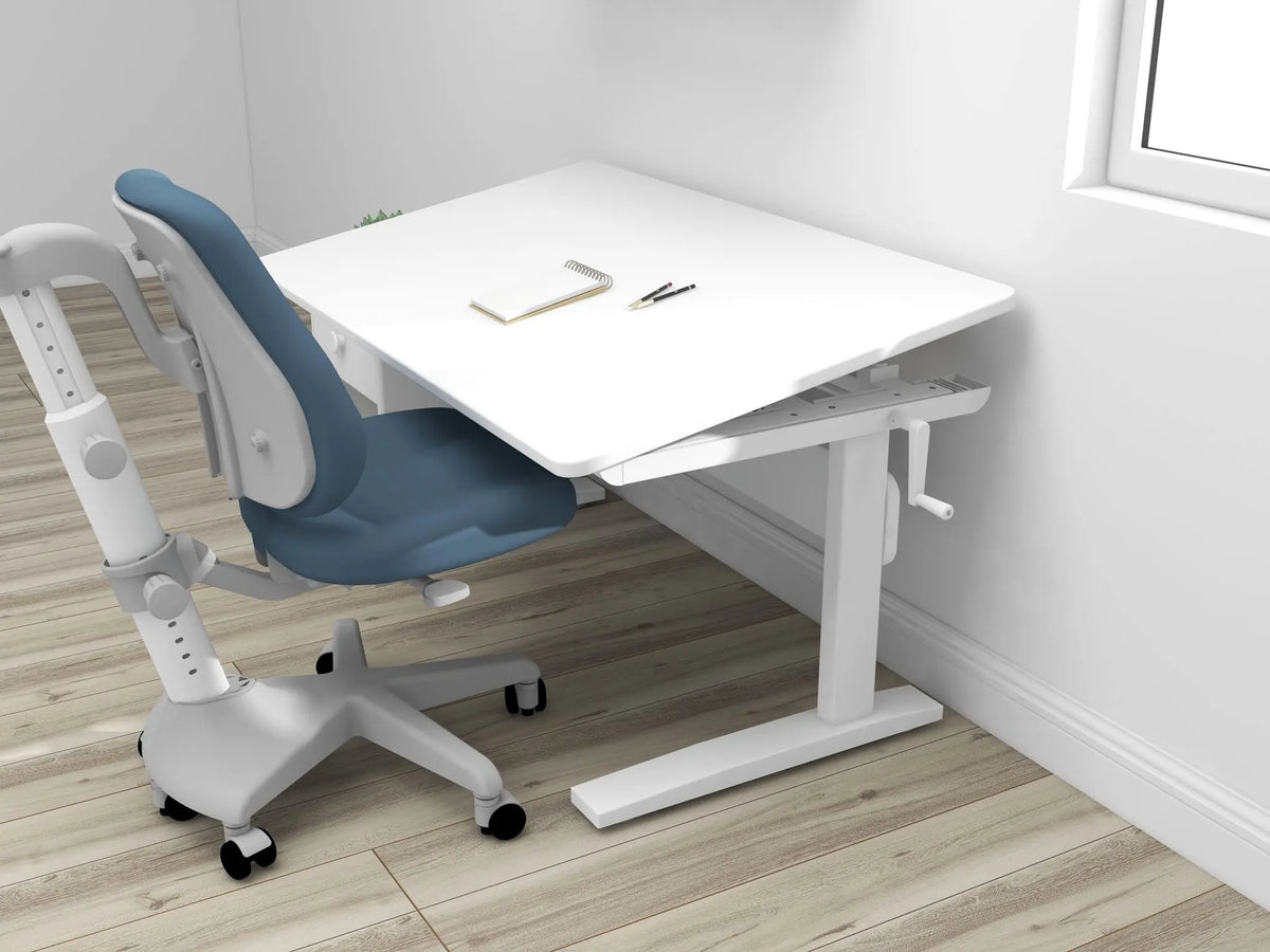 Flexa Classic Schreibtisch Whitewash/Weiss