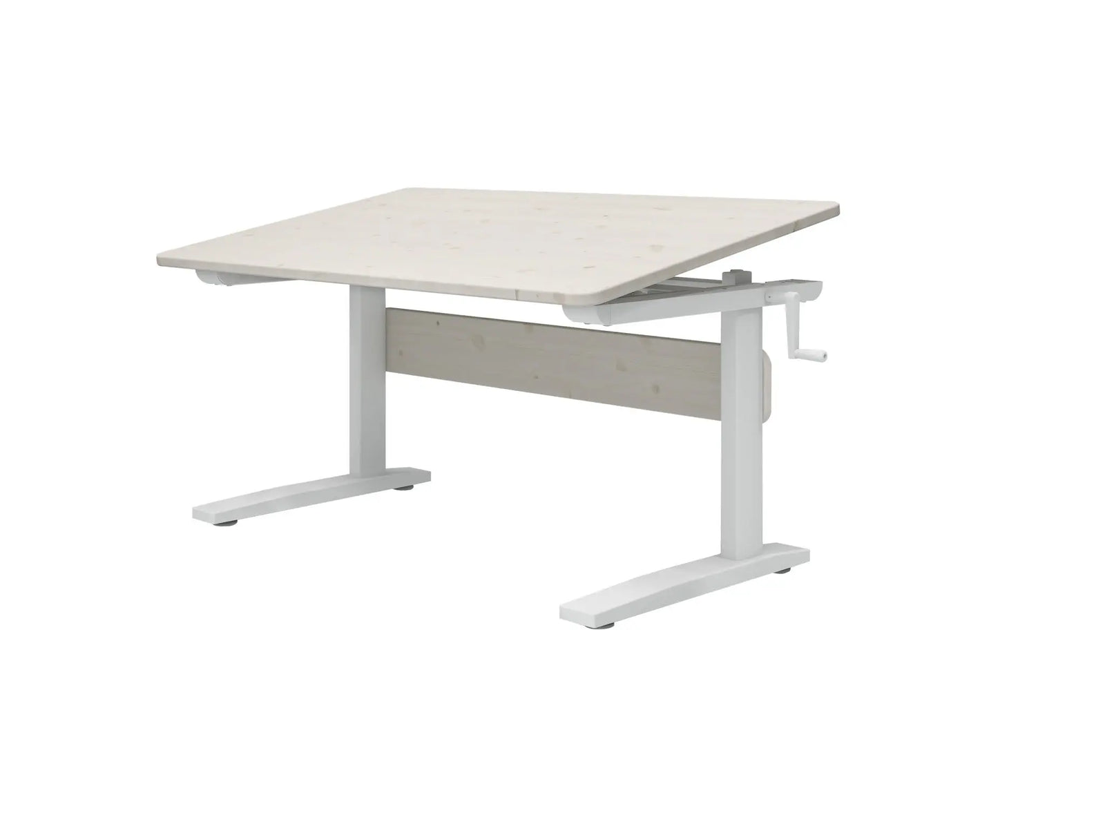 Flexa Classic Schreibtisch Whitewash/Weiss