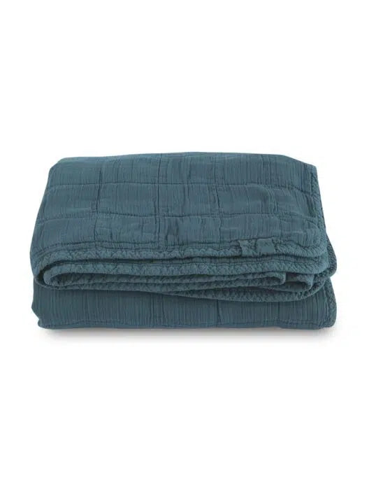 Oona Plaid Teal Blue
