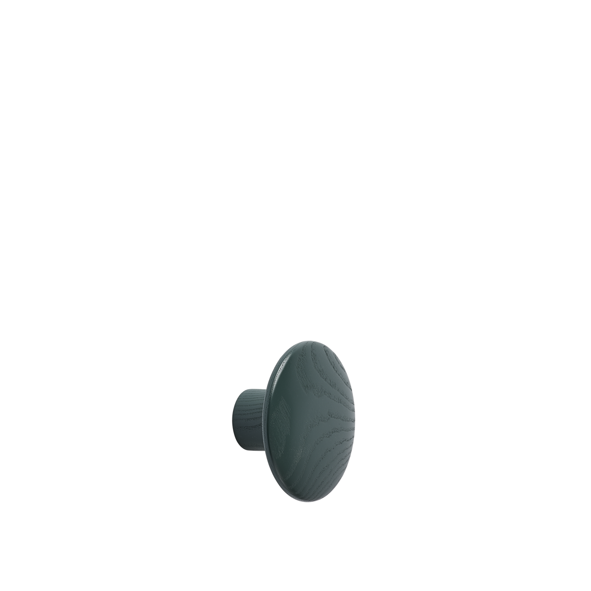 Muuto Dots Wood wall hook 6.5 cm dark brown stained