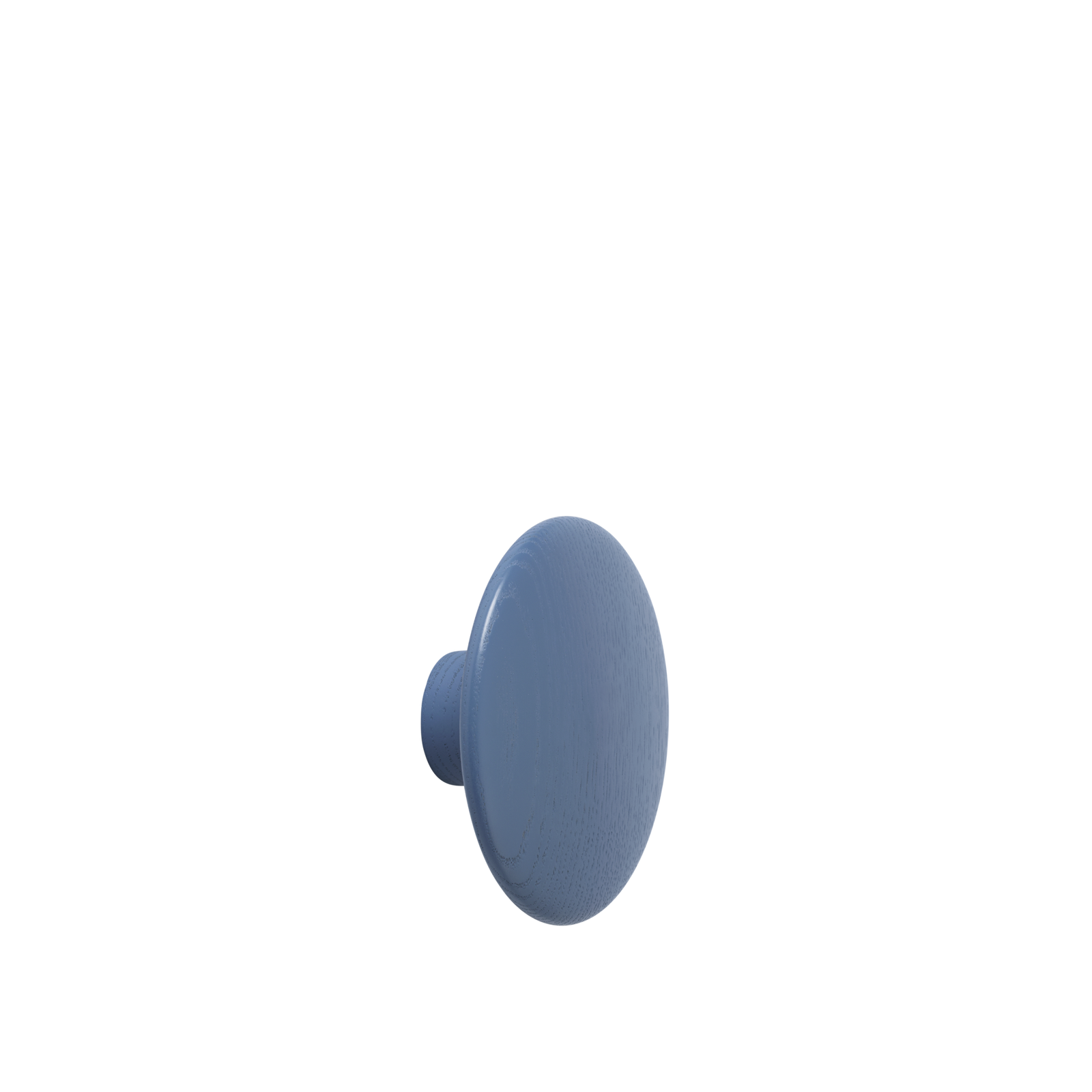 Muuto Dots Gancio da parete in legno 13 cm blu chiaro