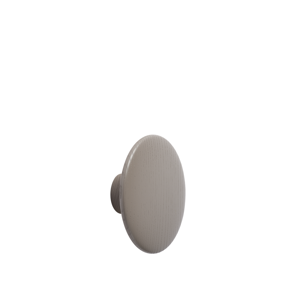 Muuto Dots Wood Wandhaken 13 cm Taupe