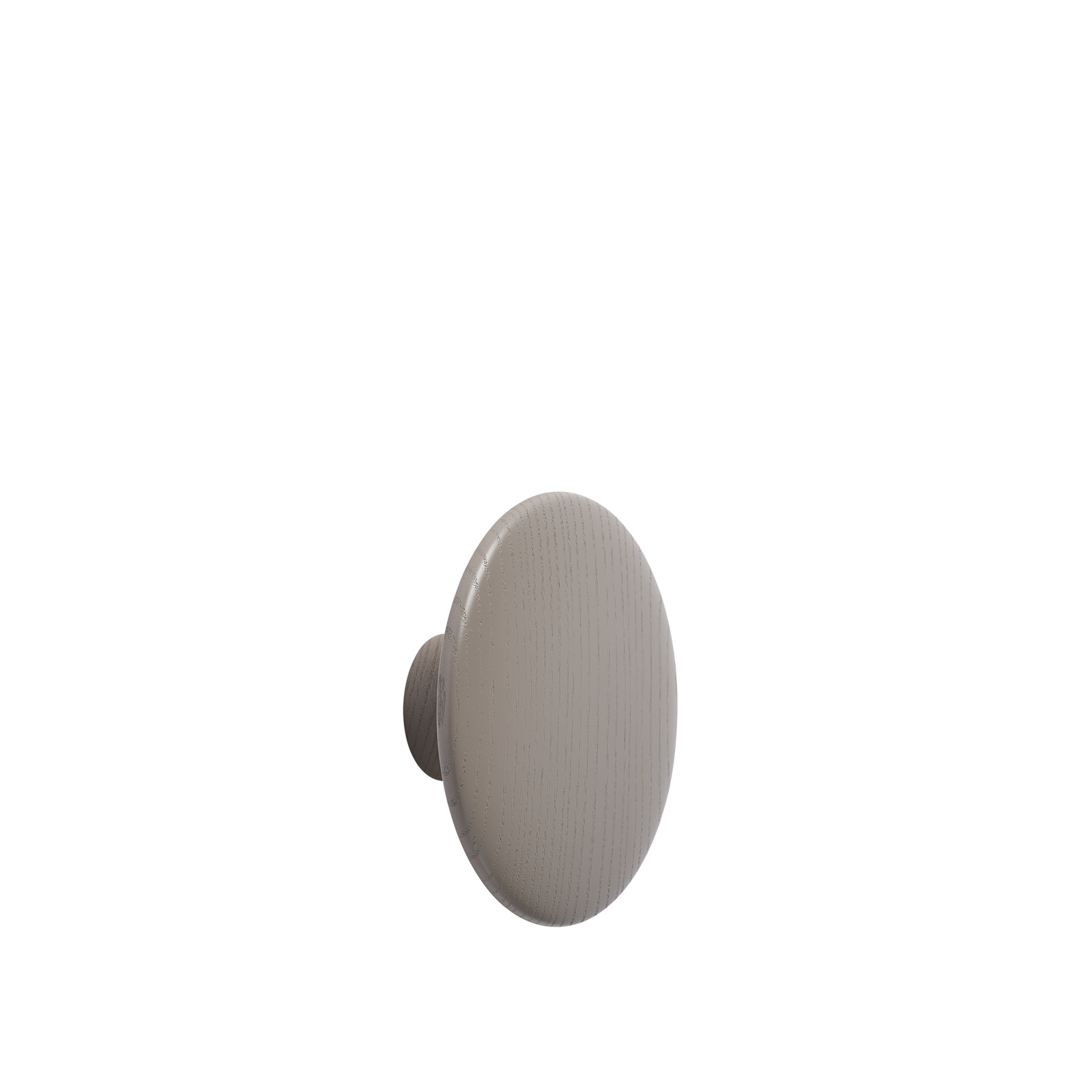 Muuto Dots Gancio da parete in legno 13 cm Taupe