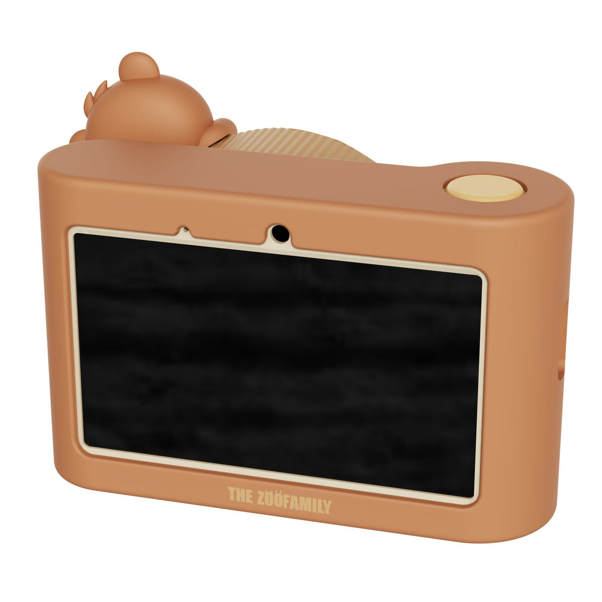 Zoofamily photo camera lion
