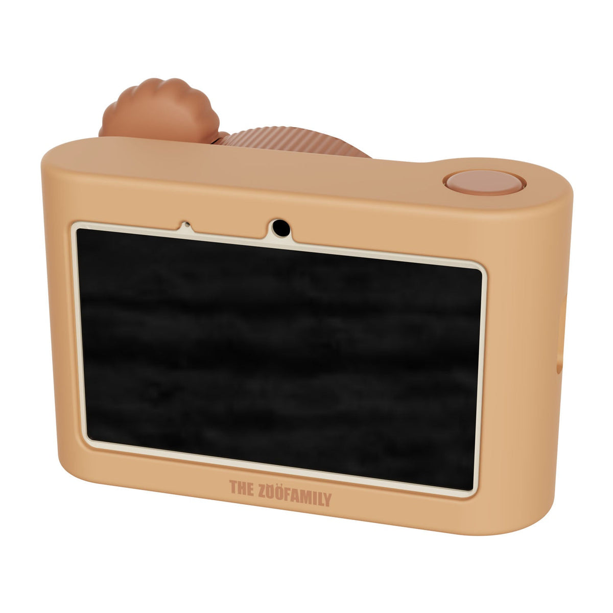 Zoofamily photo camera lion
