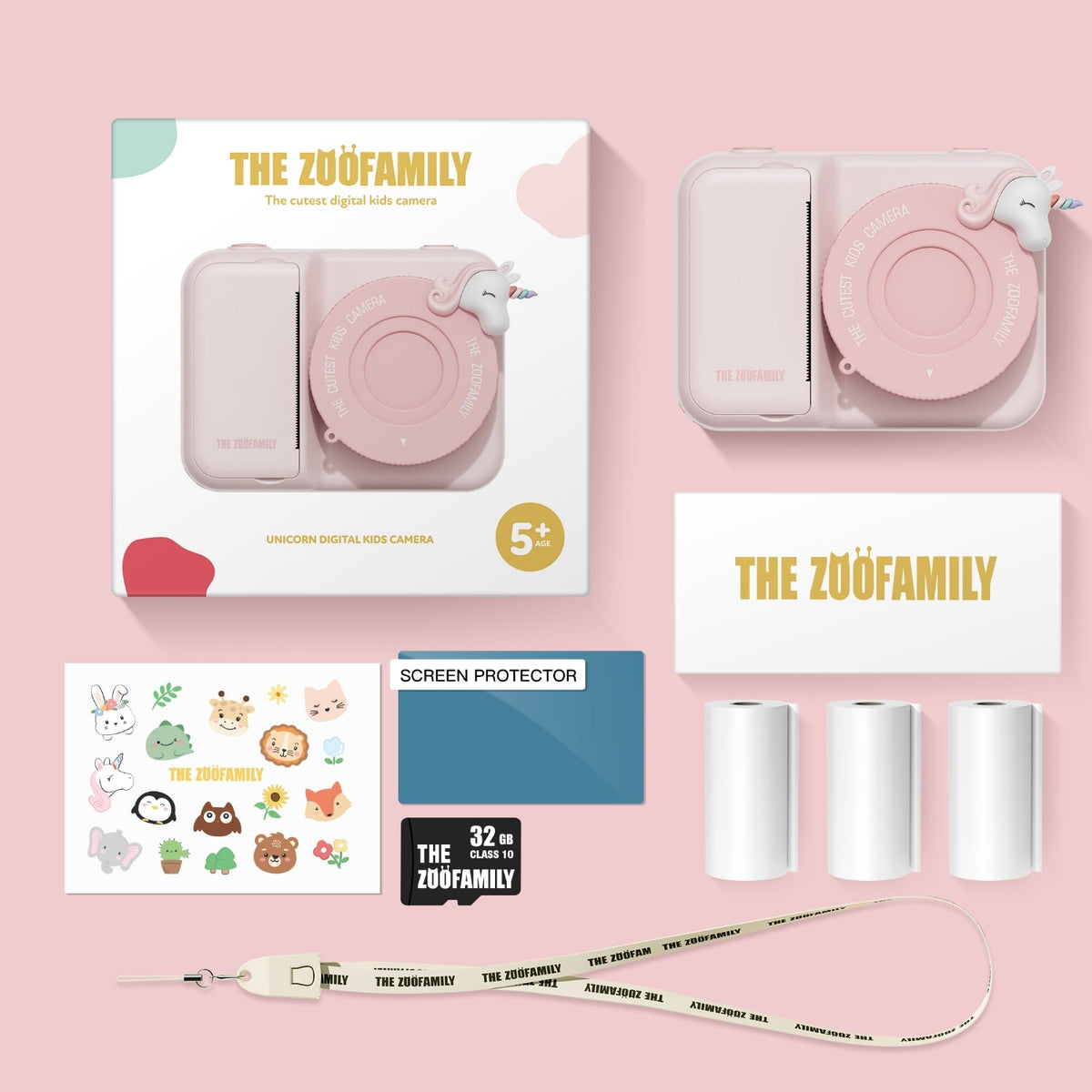 Zoofamily Print caméra licorne