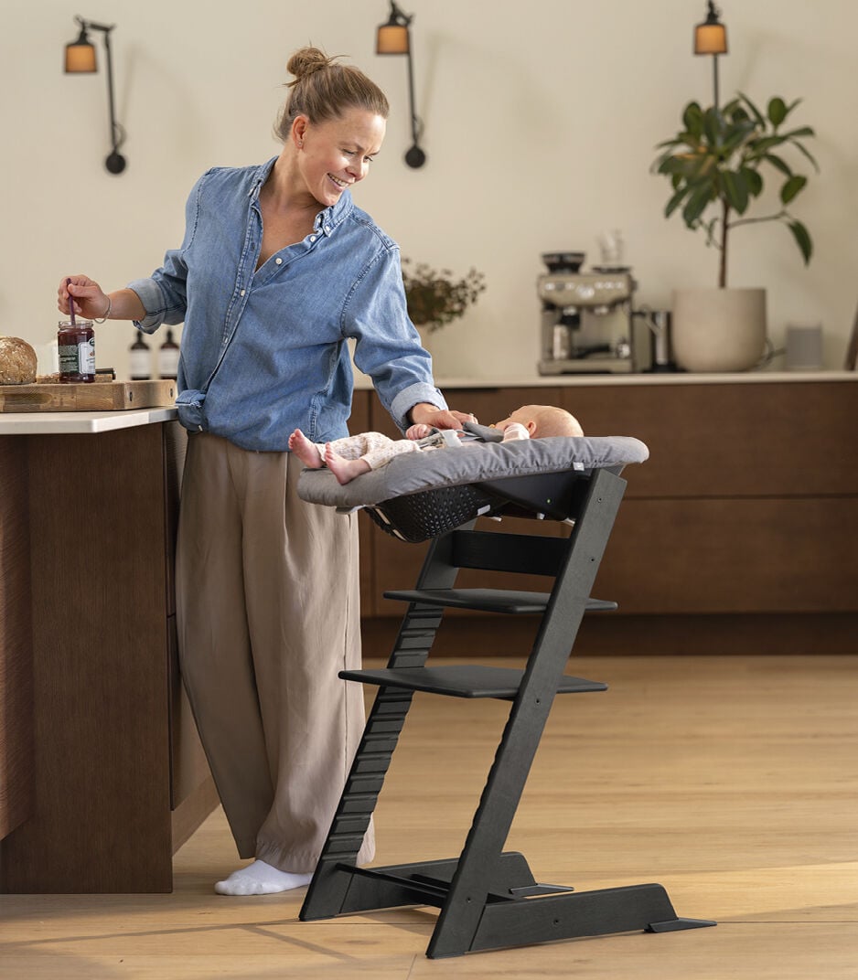 Stokke Tripp Trapp® Newborn Set with Toy Holder, Anthracite