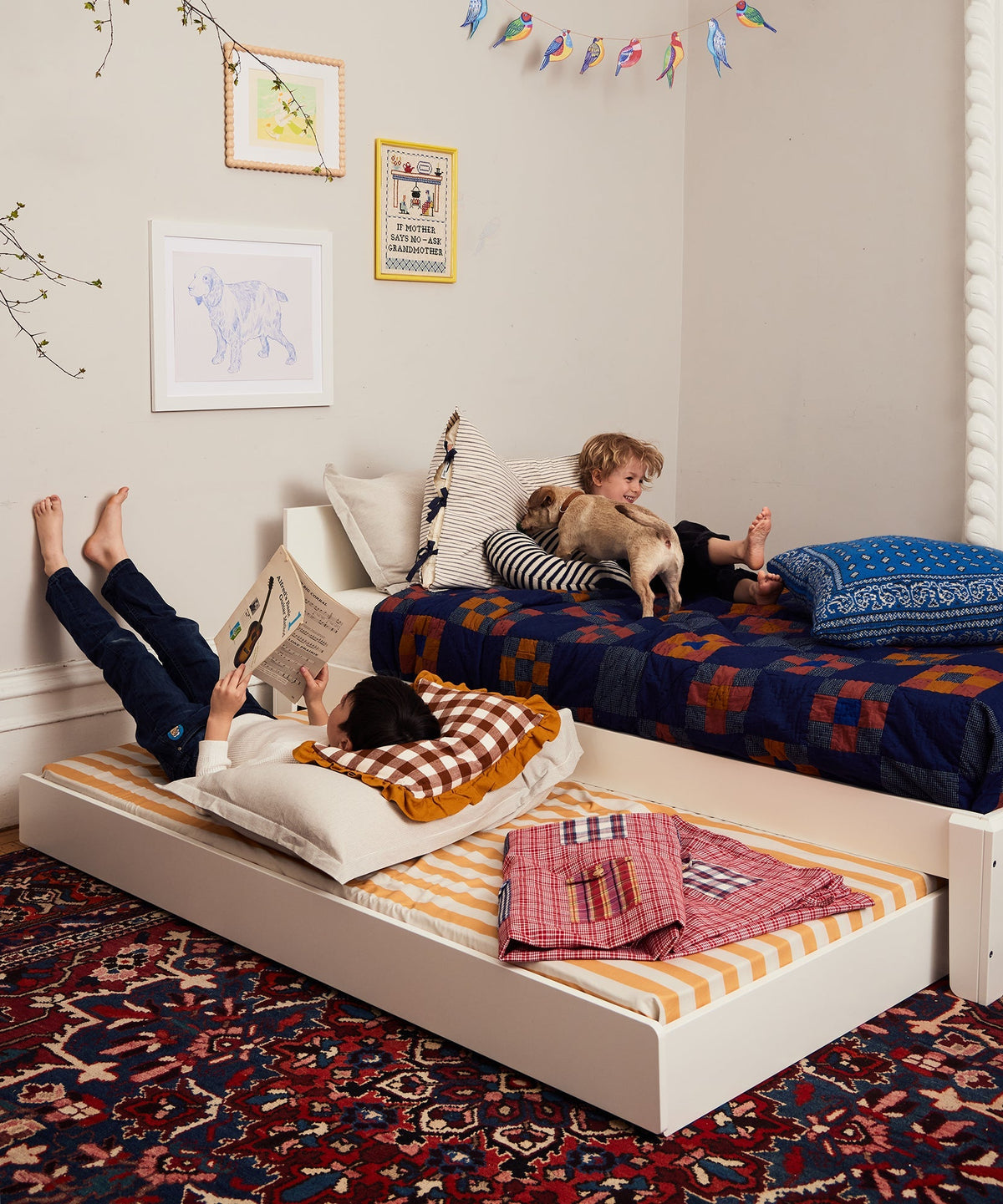Oeuf NYC Perch Unterbett, Weiss