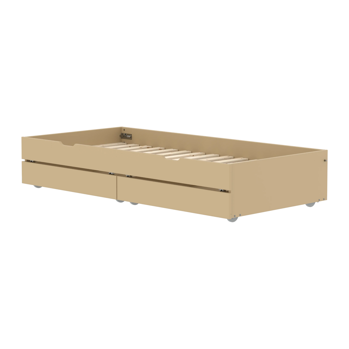 Flexa White AUSZIEHBETT MIT 2 SCHUBLADEN 90 x 190 cm True
