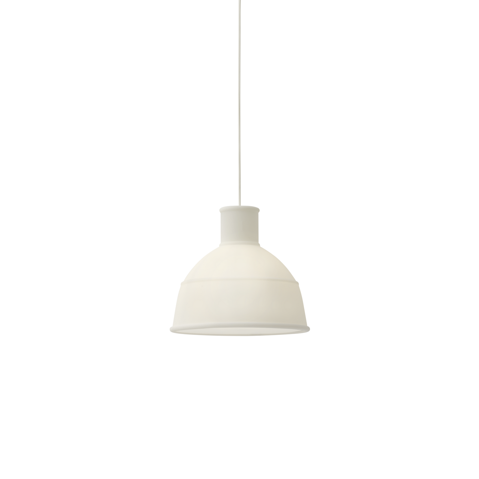 Muuto Unfold Hängeleuchte Transparent Weiss