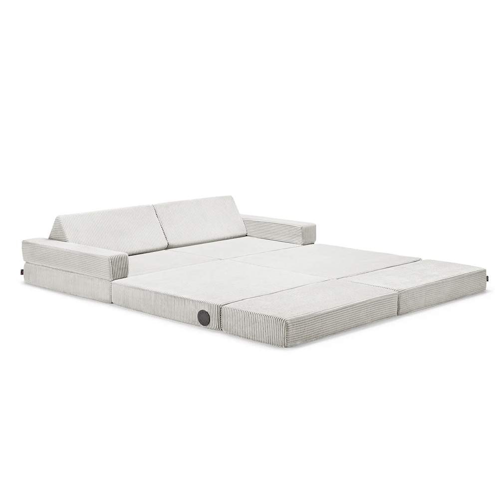 Module de lit d'appoint Wonderwuzz 'LA-LE-LU Cord' Punzel gris