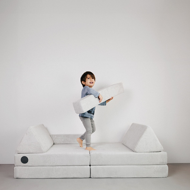 Wonderwuzz Spielsofa 'OH SO SOFY Cord' Graupunzel