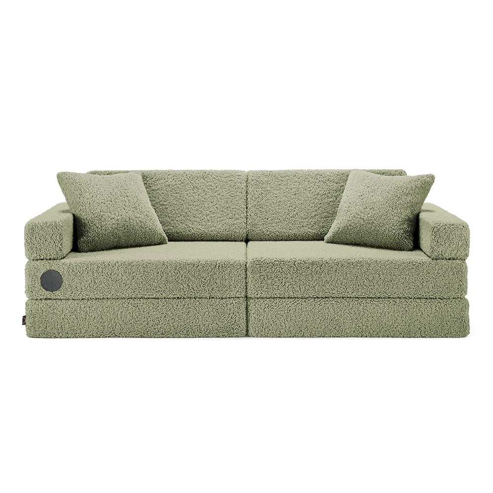 Wonderwuzz Spielsofa 'OH SO SOFY Teddy' Grünch