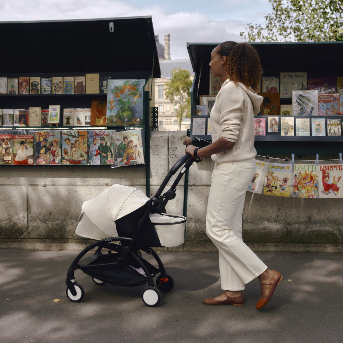 Passeggino Stokke YOYO⁵ con set per neonati Bonpoint Beige - Immagine 7