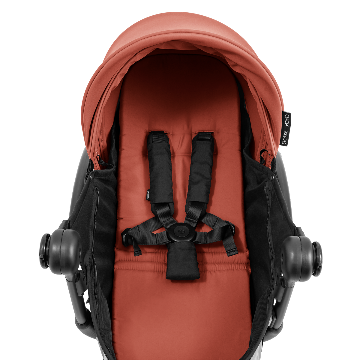 Stokke YOYO⁵ Stroller with Newborn Set in Berry - Image 7