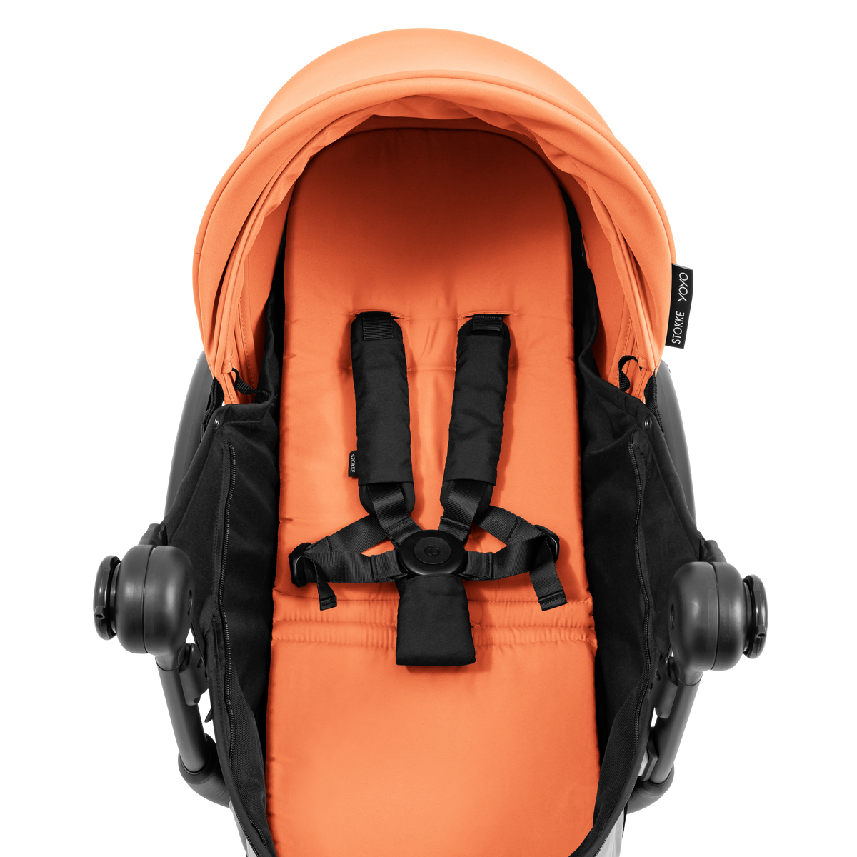 Stokke YOYO⁵ Stroller with Newborn Set in Peach - Image 7